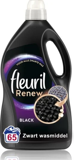 Fleuril Renew Zwart - Vloeibaar Wasmiddel - Voordeelverpakking - 65 Wasbeurten