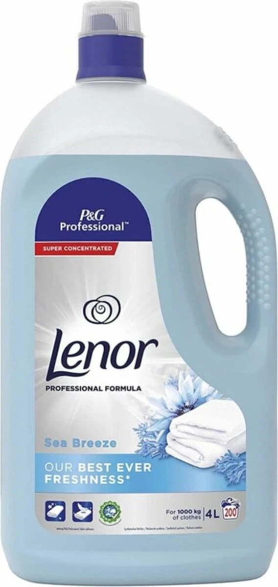 Lenor Professional Spring Breeze Wasverzachter - 4l Lenor Professional Spring Breeze Wasverzachter - 4l -Winkel Voor Schoonmaakartikelen