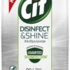 Cif Disinfect & Shine Wipes Doden 99,99% Van De Bacteriën Original Desinfecterende Schoonmaakdoekjes, Van 100% Biologisch Afbreekbaar Textiel 5 X 75 Doekjes -Winkel Voor Schoonmaakartikelen 665x1200