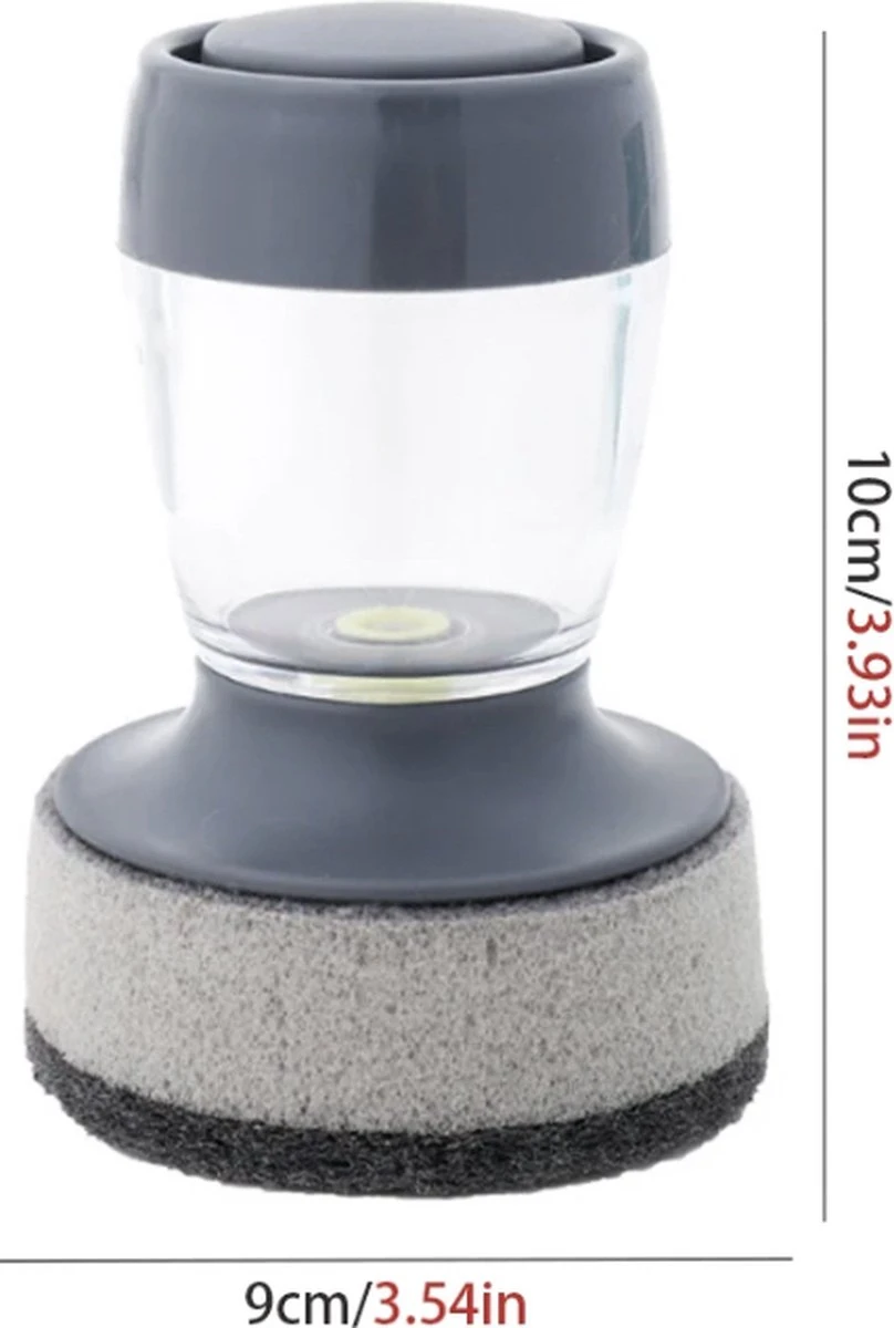 Afwasborstel met Zeepdispenser – Met 3 verschillende opzet stukken – Inclusief Houder – Grijs – Afwas Borstel Zeepreservoir – Zeep Handborstel – Doseerpomp – Afwasmiddel Dispenser – Navulbaar Afwasborstel Met Zeepdispenser – Met 3 Verschillende Opzet Stukken – Inclusief Houder – Grijs – Afwas Borstel Zeepreservoir – Zeep Handborstel – Doseerpomp – Afwasmiddel Dispenser – Navulbaar -Winkel Voor Schoonmaakartikelen 808x1200 4