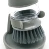 In Round Afwasborstel Met Zeepdispenser / Zeepreservoir – Inclusief Houder – Grijs – Afwas Borstel – Zeep Handborstel – Doseerpomp – Afwasmiddel Dispenser – Navulbaar -Winkel Voor Schoonmaakartikelen 809x1200