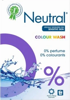 Neutral 0% Kleur Parfumvrij Waspoeder - 18 Wasbeurten - 1,188 Kg - Wasmiddel -Winkel Voor Schoonmaakartikelen 838x1200