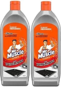 Winkel Voor Schoonmaakartikelen 13 Mr. Muscle - Cera-Fix Voor Keramische - Halogeen En Inductie Kookplaten - Kookplaatreiniger - 2 X 200 Ml