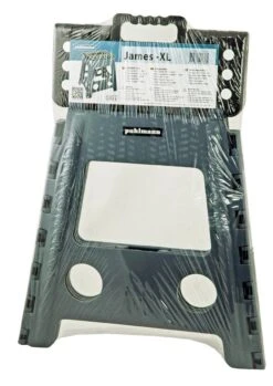 PUHLMANN - Inklapbare Kruk, JAMES, Plastic, Grijs, 40 Cm Hoog, Max 90 Kilo 6 PUHLMANN - Inklapbare Kruk, JAMES, Plastic, Grijs, 40 Cm Hoog, Max 90 Kilo -Winkel Voor Schoonmaakartikelen 850x1200 3