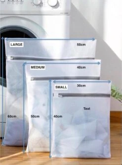 Merkloos Laundry Bag | Waszak | Set Van 4 Waszakken Met Rits | Transparant | Wasnet | Waszakjes | Vakantie Als Kledingsorteerder | Groot Formaat | Laken/schoenen/bh/ondergoed/kleding -Winkel Voor Schoonmaakartikelen 886x1200