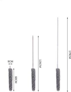Plumeau/met Telescoopsteel/uitschuifbaar/microvezel Buigbare Borstelkop/9 X 126cm Max-lengte179cm -Winkel Voor Schoonmaakartikelen 930x1200 3