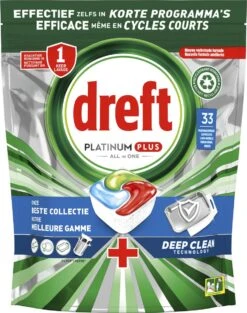 Dreft Platinum Plus All In One Deep Clean - Vaatwastabletten - Voordeelverpakking 4 X 33 Stuks 6 Dreft Platinum Plus All In One Deep Clean - Vaatwastabletten - Voordeelverpakking 4 X 33 Stuks -Winkel Voor Schoonmaakartikelen 948x1200 1