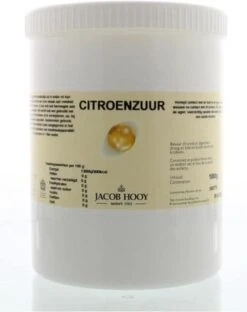 Jacob Hooy Citroenzuur Meelkristal 1 Kg -Winkel Voor Schoonmaakartikelen 949x1200