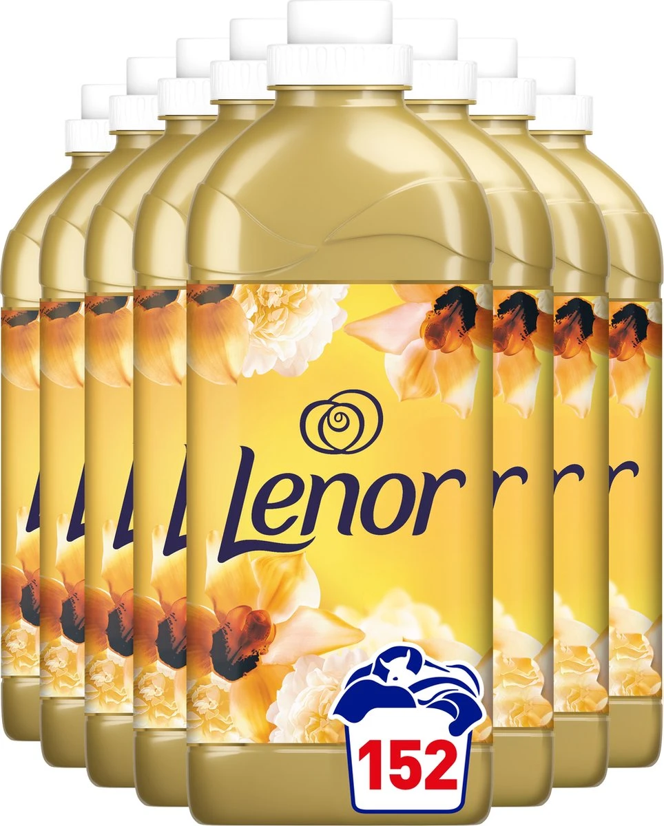 Lenor Gouden Orchidee - Wasverzachter - Voordeelverpakking 8 x 19 Wasbeurten Lenor Gouden Orchidee - Wasverzachter - Voordeelverpakking 8 X 19 Wasbeurten -Winkel Voor Schoonmaakartikelen
