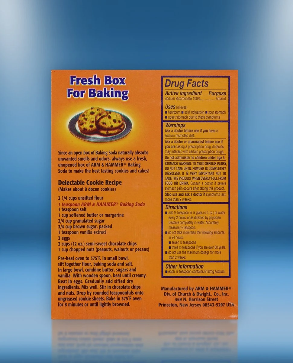 Arm & hammer baking soda 454 gram 2 stuks Arm & Hammer Baking Soda 454 Gram 2 Stuks -Winkel Voor Schoonmaakartikelen 970x1200 3